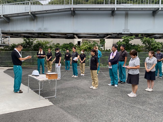 新見工場にて防災訓練を実施しました